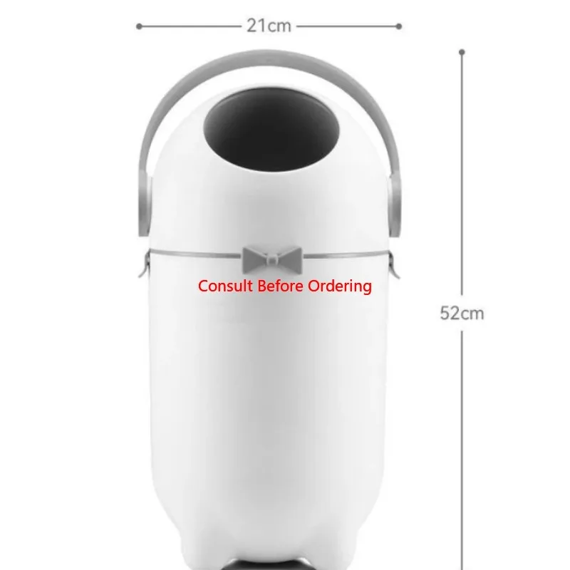 

Large Capacity Deodorizing Sealed Trash Can For Diaper Odor Prevention