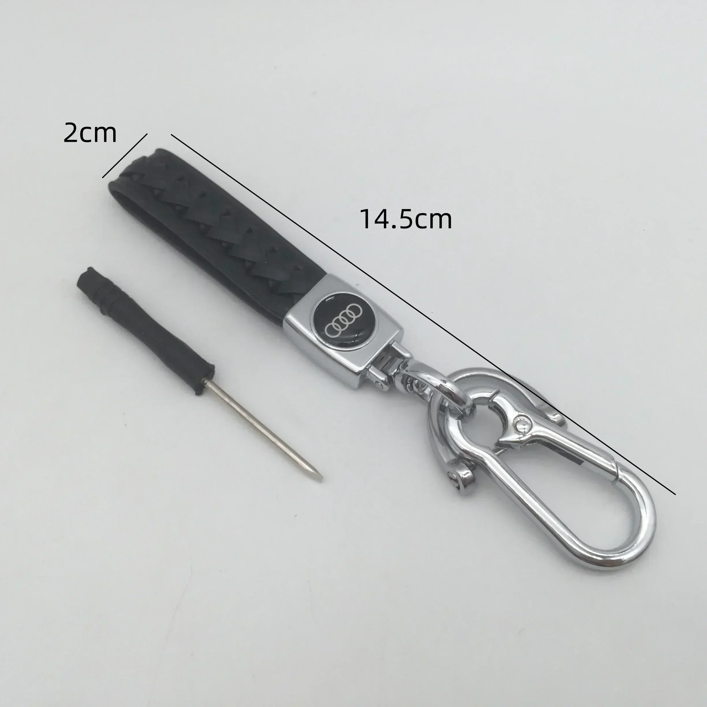 1pcs 3D Metal+Leather for Car Key Ring Emblem Keychain key chain Keyring badge Decal styling Accessories