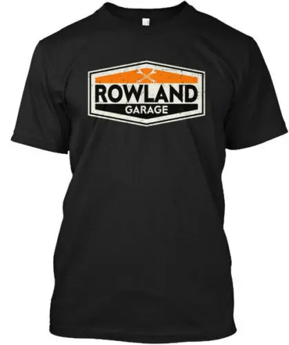 

Vintage Rowland Garage Sign T-Shirt Made in the USA Size S to 5XL