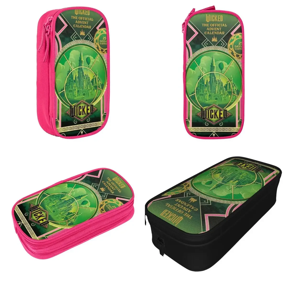 New Wicked For Good Pencil Cases Musical Movie Pencil Box Pen Box for Girls Boys Big Capacity Bags Office Gift Stationery