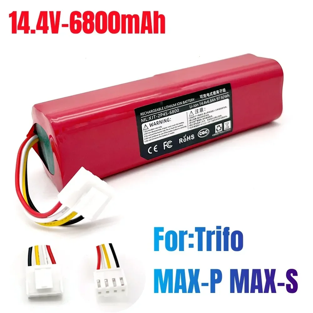 

100% New INR18650 SUN-INTE-278-4S2P Battery For Trifo MAX-P MAX-S Robot Intelligent Cleaner, 14.4V, 6800mAh