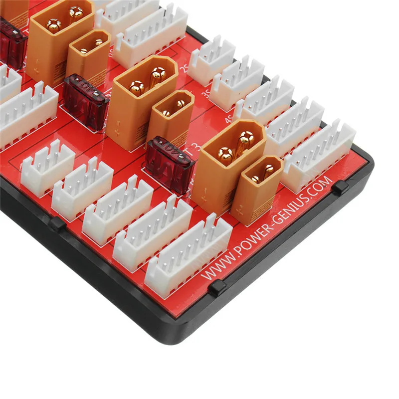 XT60 XT30 2 em 1 Placa de carregamento paralelo combinada Plástico 2S-6S Lipo Bateria Expansão Placa de carregamento RC