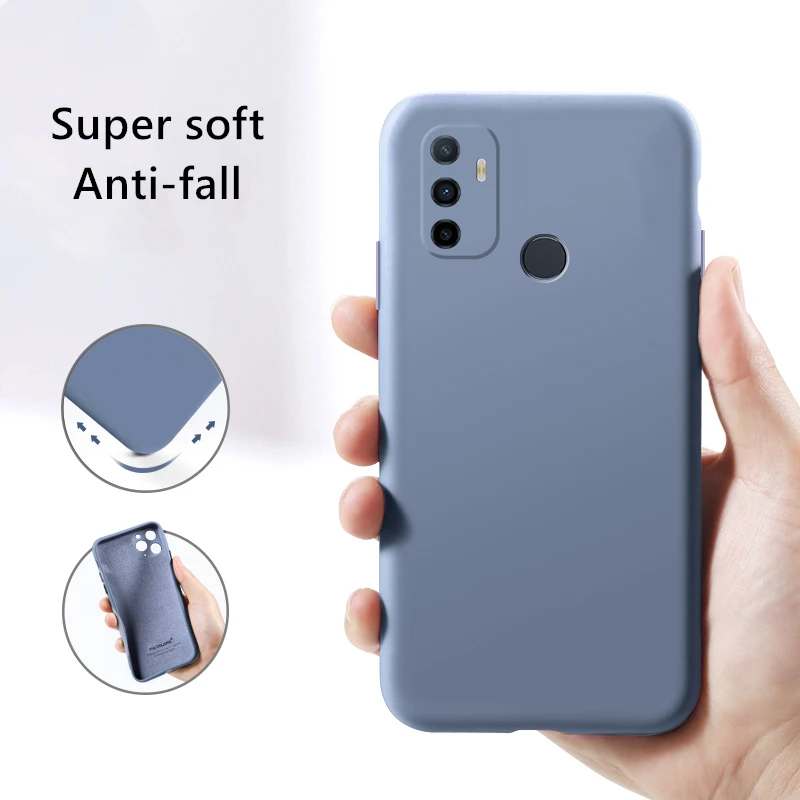 Para OPPO A53 funda para OPPO A78 funda protectora de goma suave de silicona OPPO A53 A96 A77s A58 A76 A94 A95 A74 A52 A72 A57 cubierta