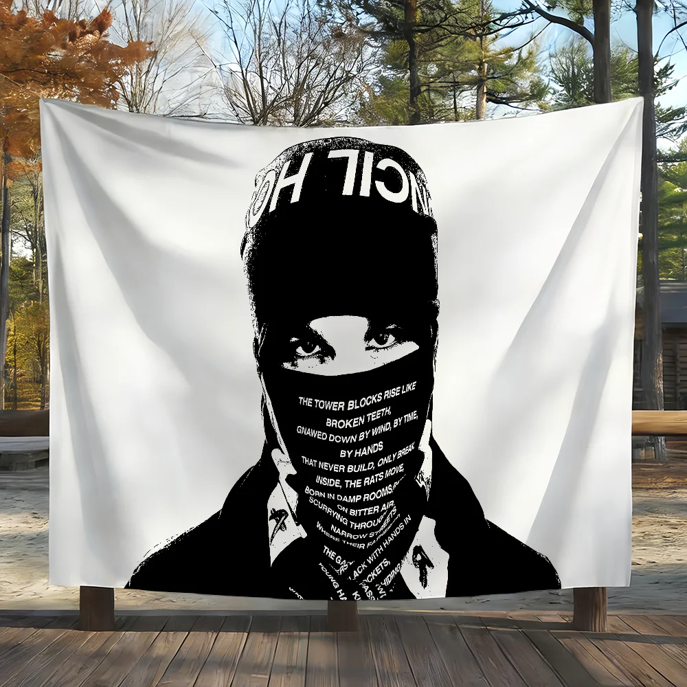 Rapper Esdeekid Rebel Flag Suitable For Party Club Outdoor Interior Wall Decoration Banner Fans Gift