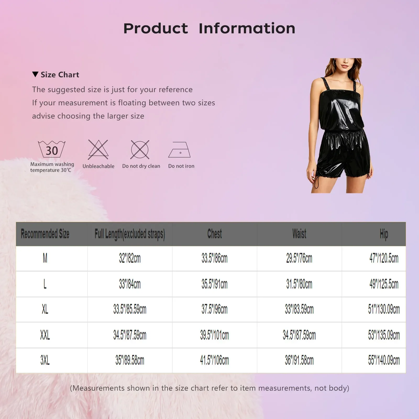 

Women Waterproof Diaper Cover Sling Bodysuit Elastic Waist Drawstring Leg One-piece Rompers Playsuits Backless Adaptive Jumpsuit