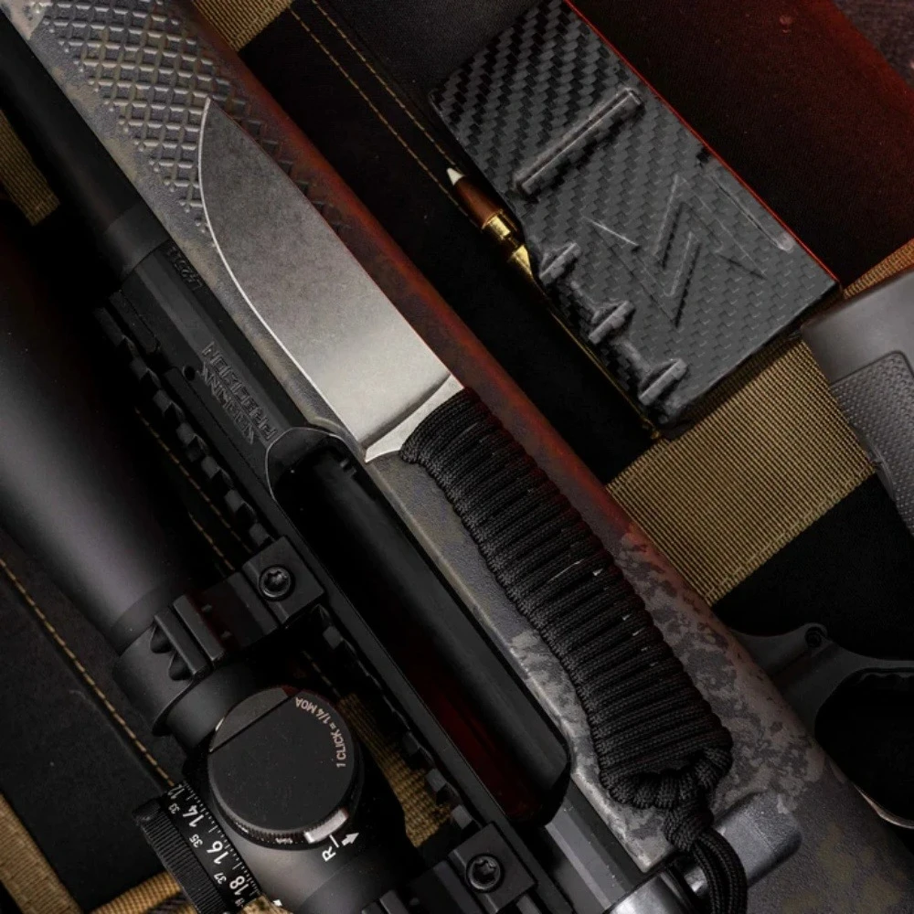 

Многофункциональный легкий универсальный нож STONED GOAT с фиксированным лезвием и ножнами K EDC, спасательный нож на открытом воздухе, ножи для кемпинга и рыбалки