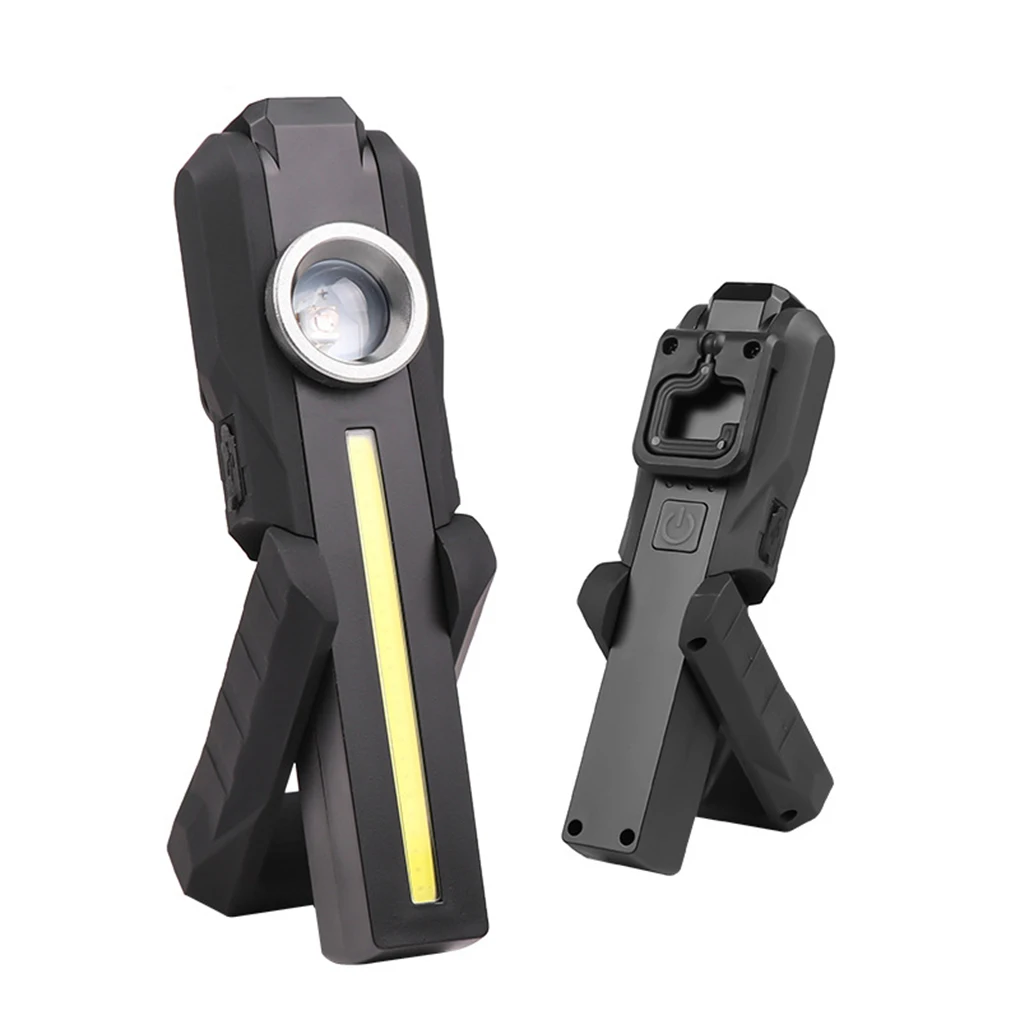 Rechargeable Folding Flashlight 4 Modes Brightness Torch Outdoor Camping Lantern for Hiking Backpacking Adventure