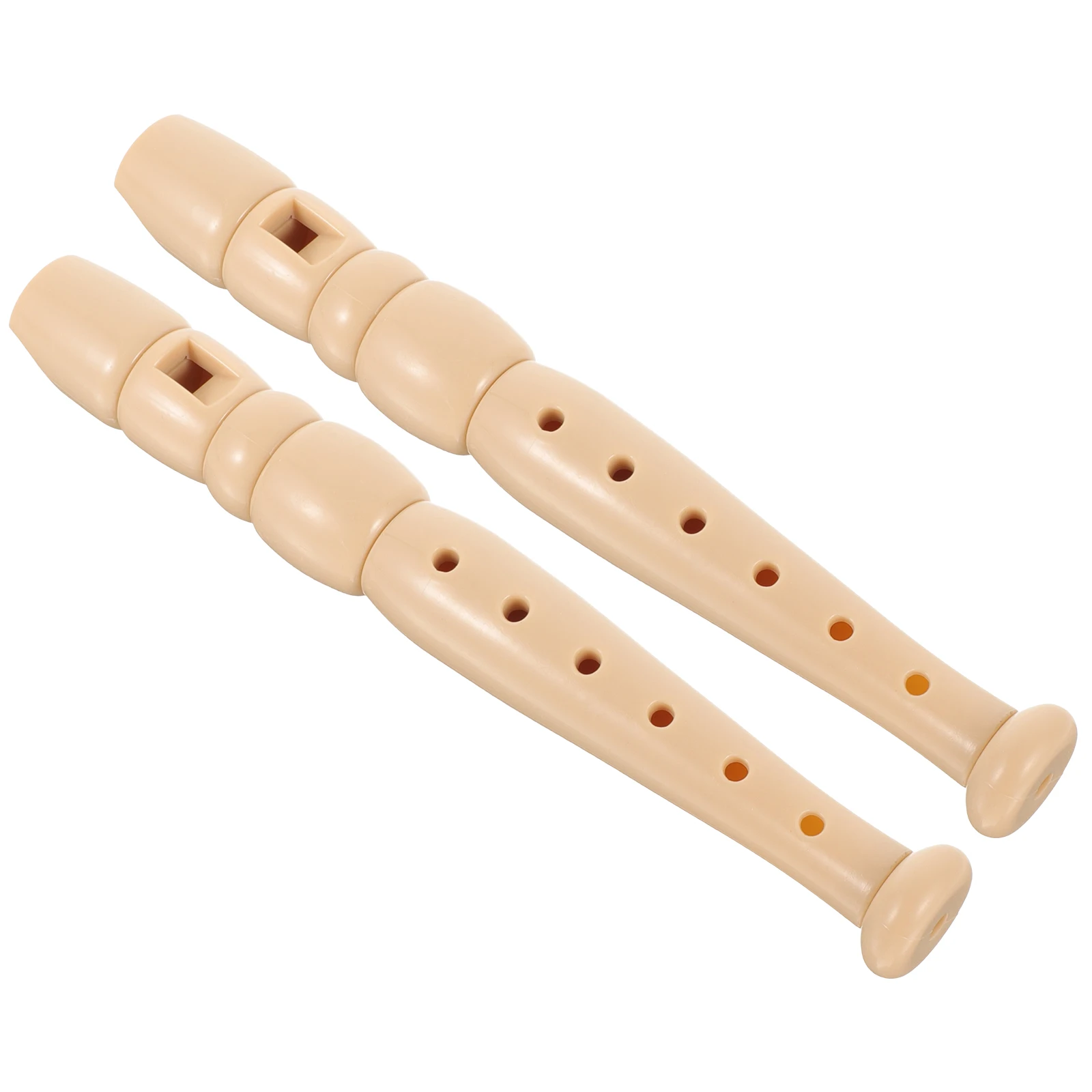 2Pcs Plastic Clarinet Professional Kids Wind Instrument Portable Beginner 6 Hole Musical Toys Sound
