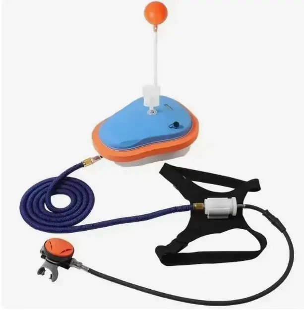 Diving oxygen equipment, available in two versions of 18 meters and 20 meters
