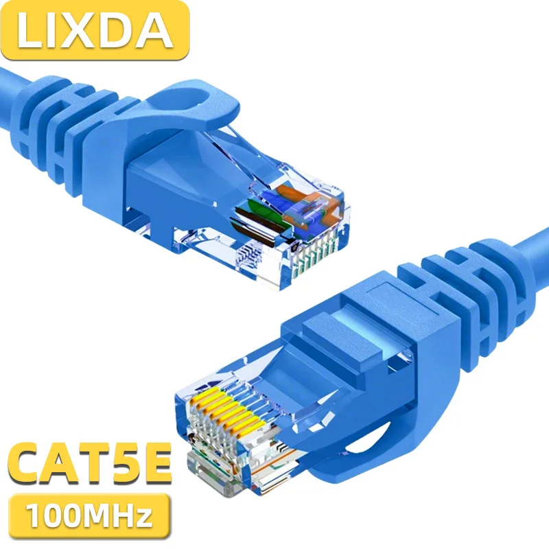 

CAT5e Ethernet Cable Blue Round CCA Network LAN Wire Indoor Internet Cord for Router Switch PC Laptop CAT5E Cable 5M 10M 20M