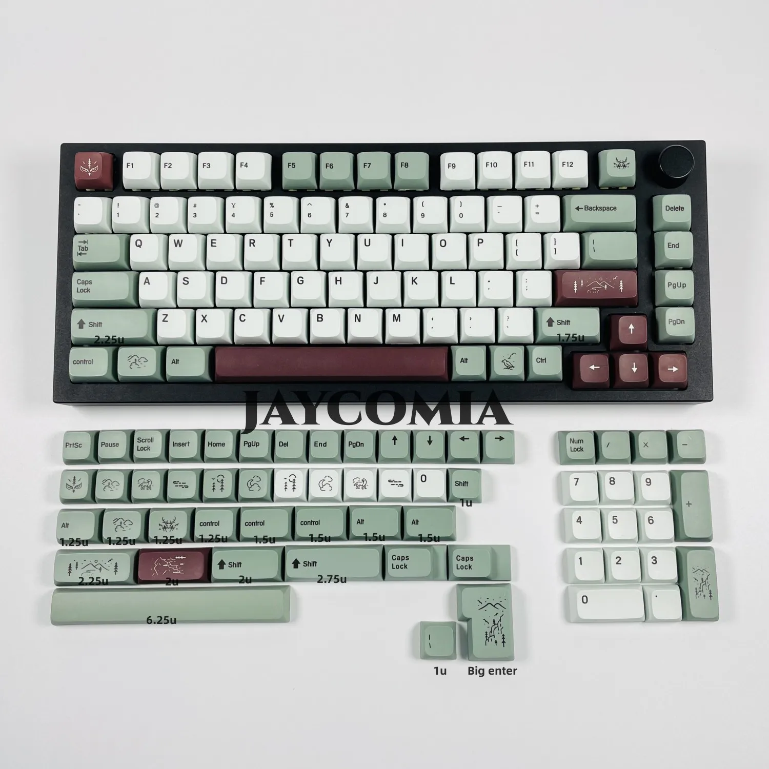 XDA Misty 141 Keys PBT Dye Sub Keycaps ISO Enter Custom DIY Keycap For Mx Switch Gaming Mechanical Keyboard  Anne Pro 2 Keyboard