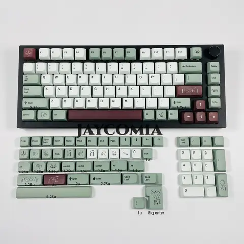 XDA Misty 141 Keys PBT Dye Sub Keycaps ISO Enter Custom DIY Keycap For Mx Switch Gaming Mechanical Keyboard  Anne Pro 2 Keyboard