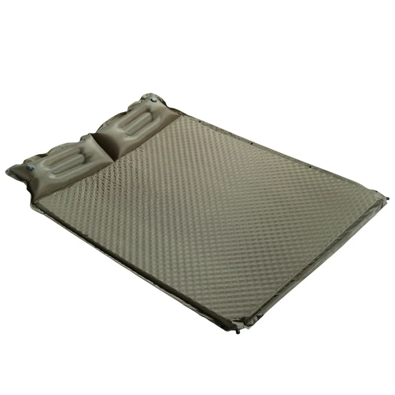 

Camping moisture-proof sleeping mat, outdoor products double splicing automatic inflatable mat
