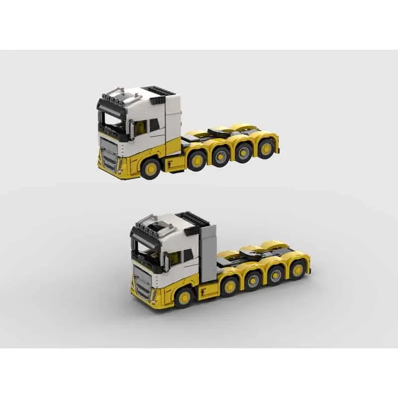 

MOC-226677FH16 10X4 Тракторный грузовик, строительный блок, модель 3618, деталиMOC, креативные строительные блоки для мальчиков и детей на день рождения, игрушка в подарок