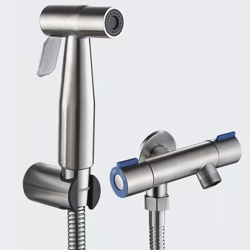 

Bathroom Double Mode Toliet Bidet Hand Held Portable Bidet Sprayer Toilet Shower Spray on Sale