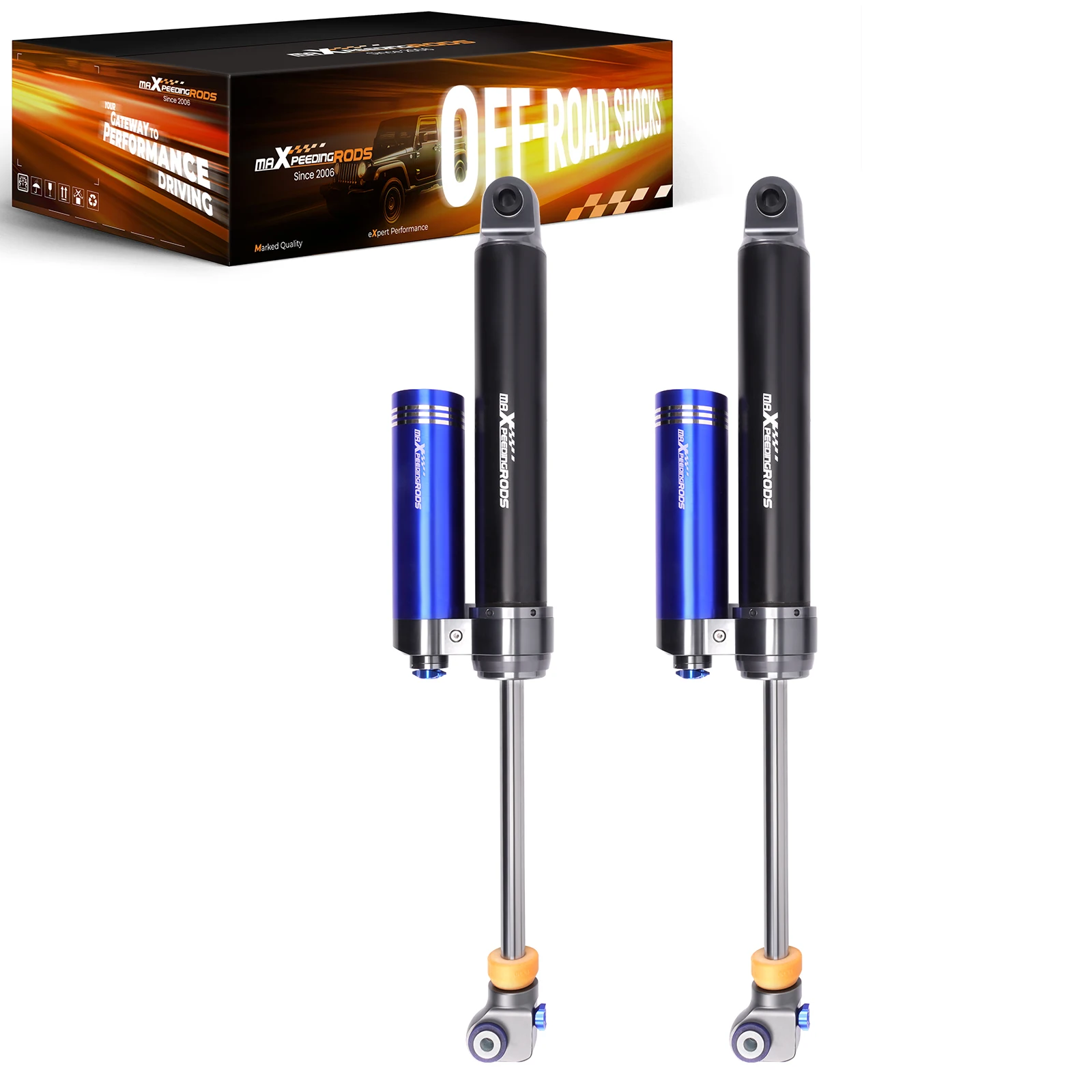 For X3 Series 0-1 Inches Remote-Reservoir Rear Off-Road Shocks For FORD F250 Super Duty 1999-2016 AWD