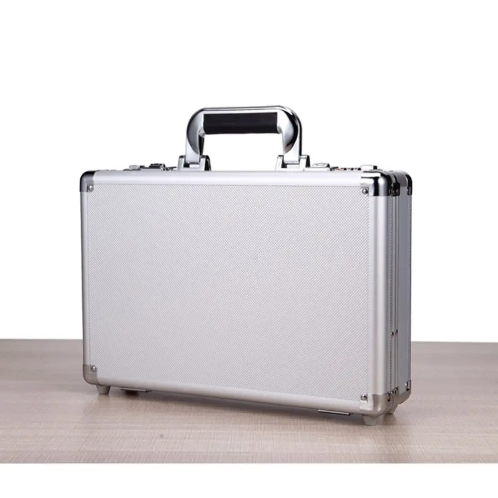 xx-Factory Portable Customsilver Aluminum Portable Safety Guitar Case Knife Case