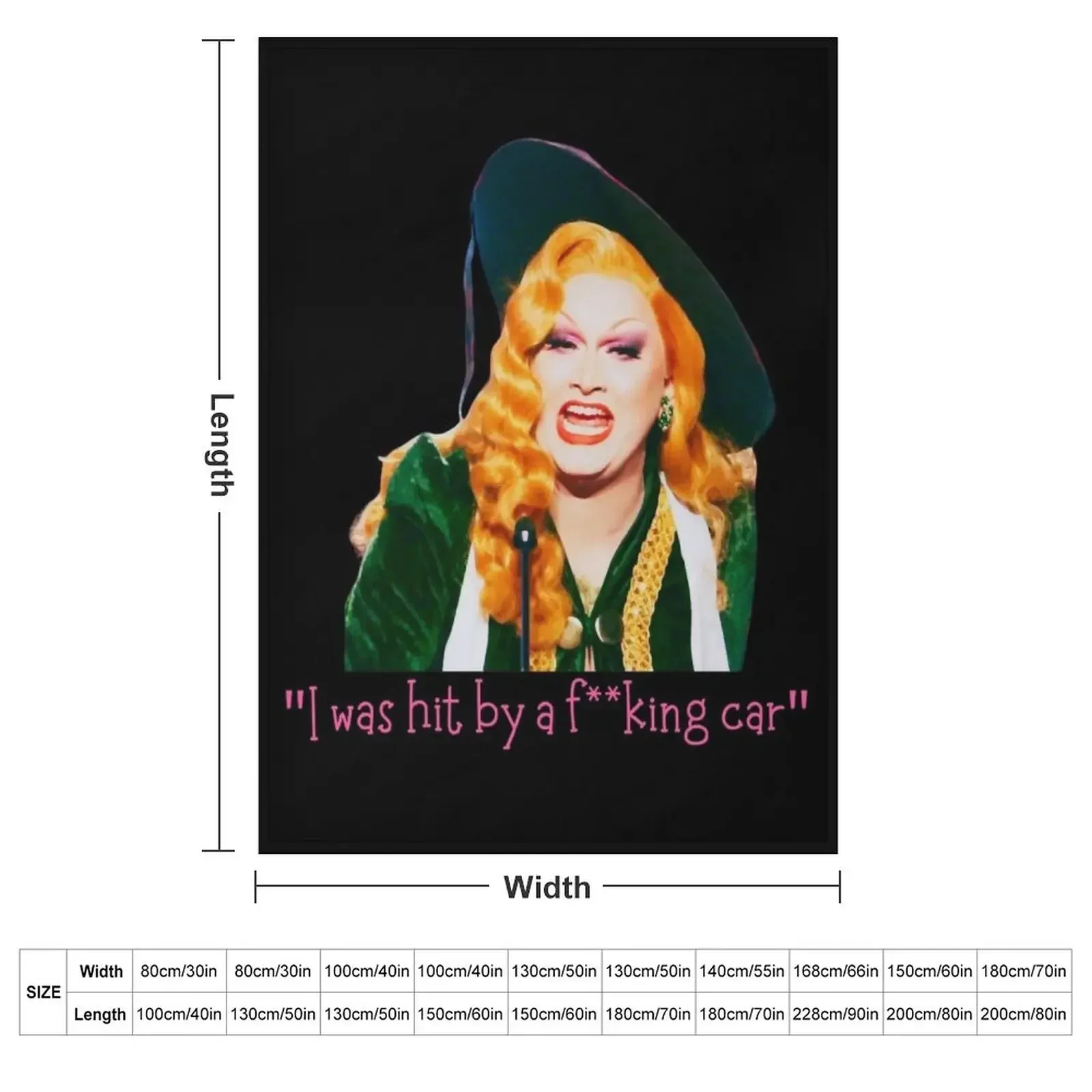 Jinkx Monsoon drag queen Quote T jinx monsoon Throw Blanket For Decorative Sofa Tourist Sleeping Bag Thin Hair Blankets