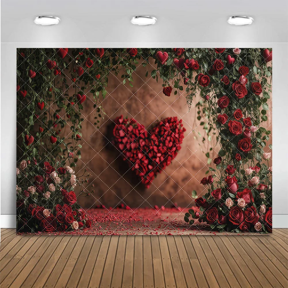 الورود Heartfelt Blooms التصوير خلفية للأطفال الكبار صورة عيد ميلاد التقطت الصور خلفية الزهور جدار صور استوديو الدعائم