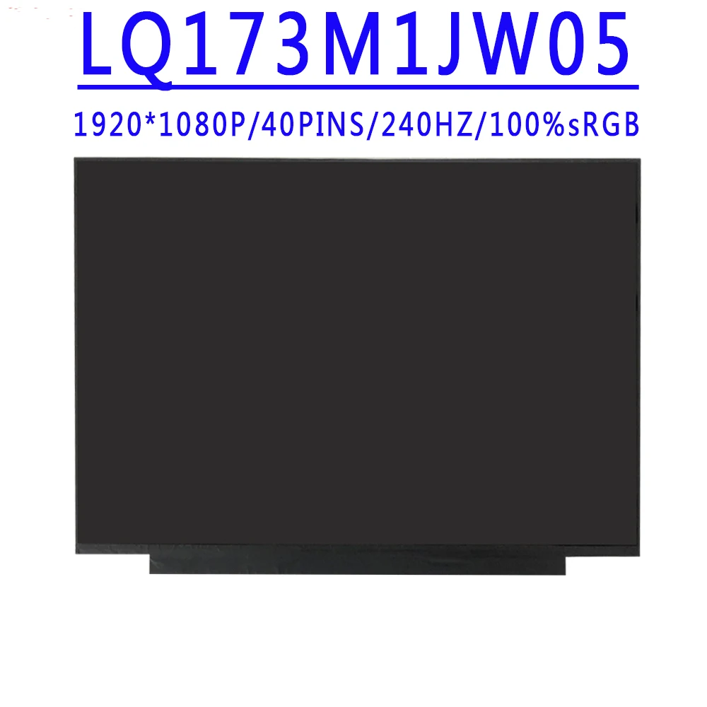 Imagem -02 - Tela Lcd Matte Led Matrix Lq173m1jw05 1920x1080 Ips Fhd 40 Pinos Edp 240hz 100 Rgb 173