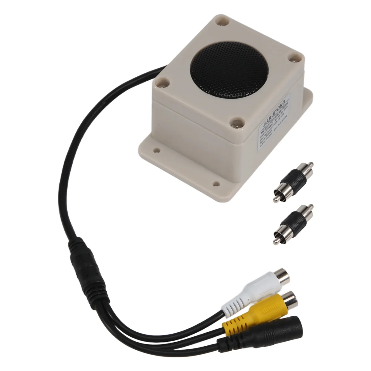 Dispositivo de altavoz con micrófono para cámara de seguridad, impermeable para exteriores, para cámara IP, grabación de Audio, interfono de Radio bidireccional