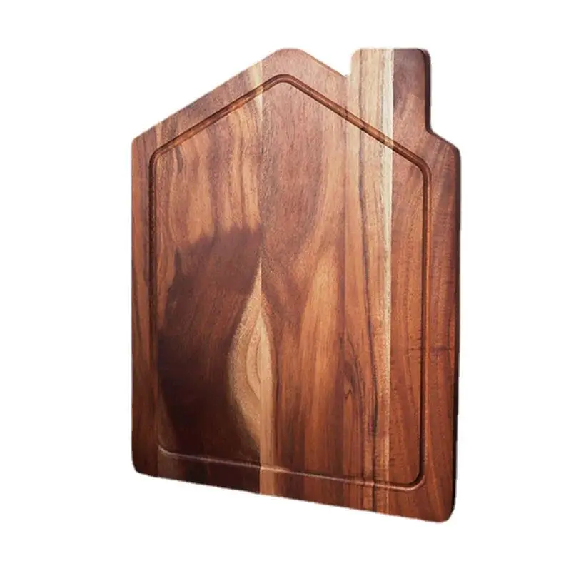 

Kitchen Wooden Chopping Blocks Lobular Acacia Wood Cutting Board Pizza Bread Fruit Sushi Tray Wood Chopping Board