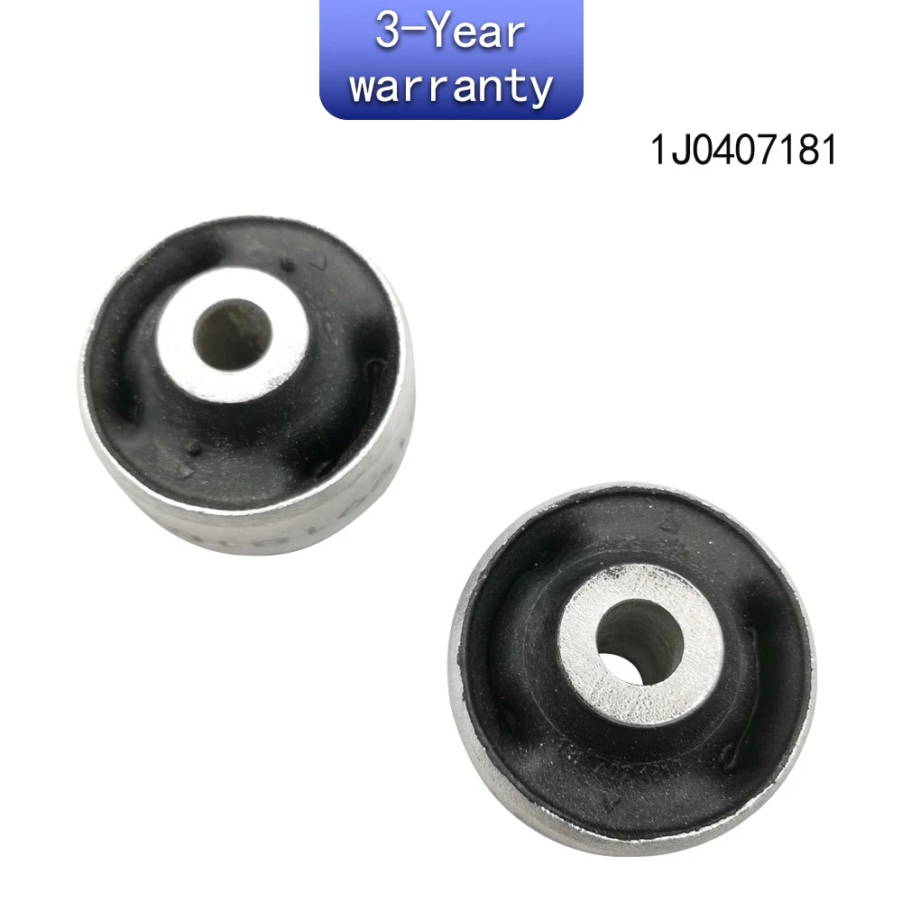 

2Pcs Triangle arm liner For Skoda Octavia Fabia Rapid Spaceback Audi A3 S3 A1 TT VW Polo Bora Jetta beetle Lavuda 1J0407181