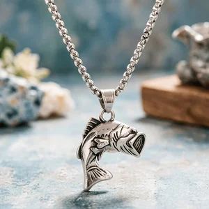 Punk Ouroboros Trinity Celtic Knot Necklace Personalized Men's Fashion Irish Knot Amulet Jewelry Gift - view 2