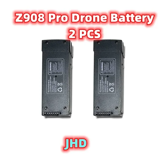 JHD Original Z908 Pro MAX Battery Spare Part 3.7V 2000MAh Battery for Z908 MAX Drone Battery Accessoires