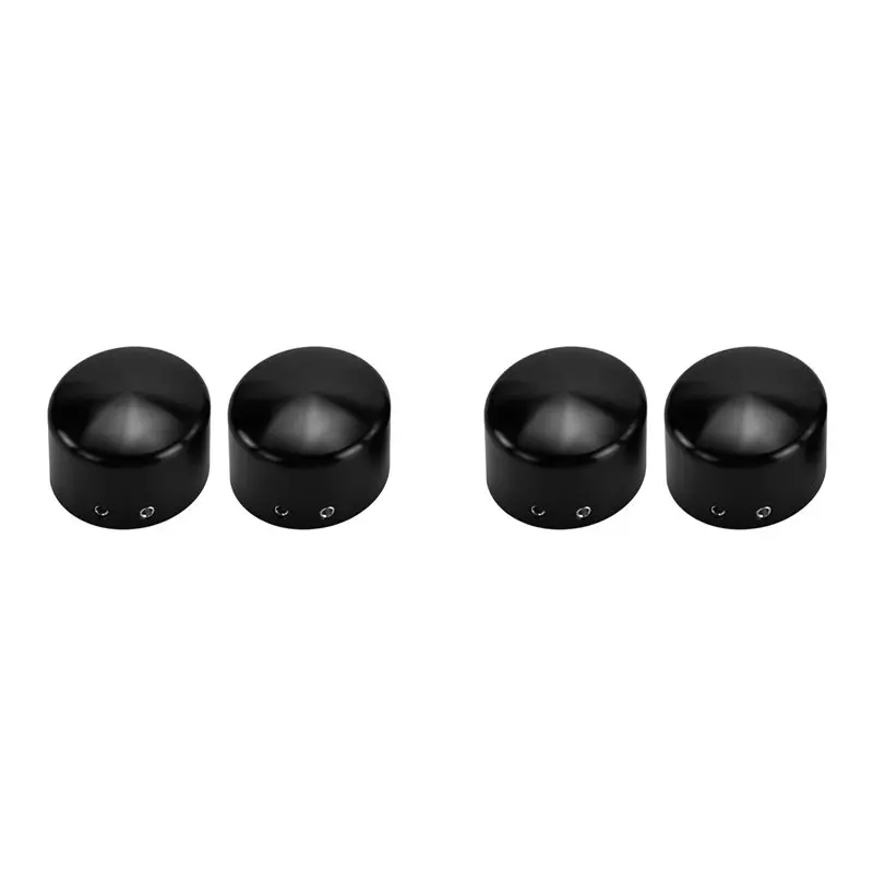 

4X Motorcycle Front Axle Screw Cap Front Axle Cover Trim Cap For Touring Softail Breakout Dyna Street Bob V-Rod-N29R