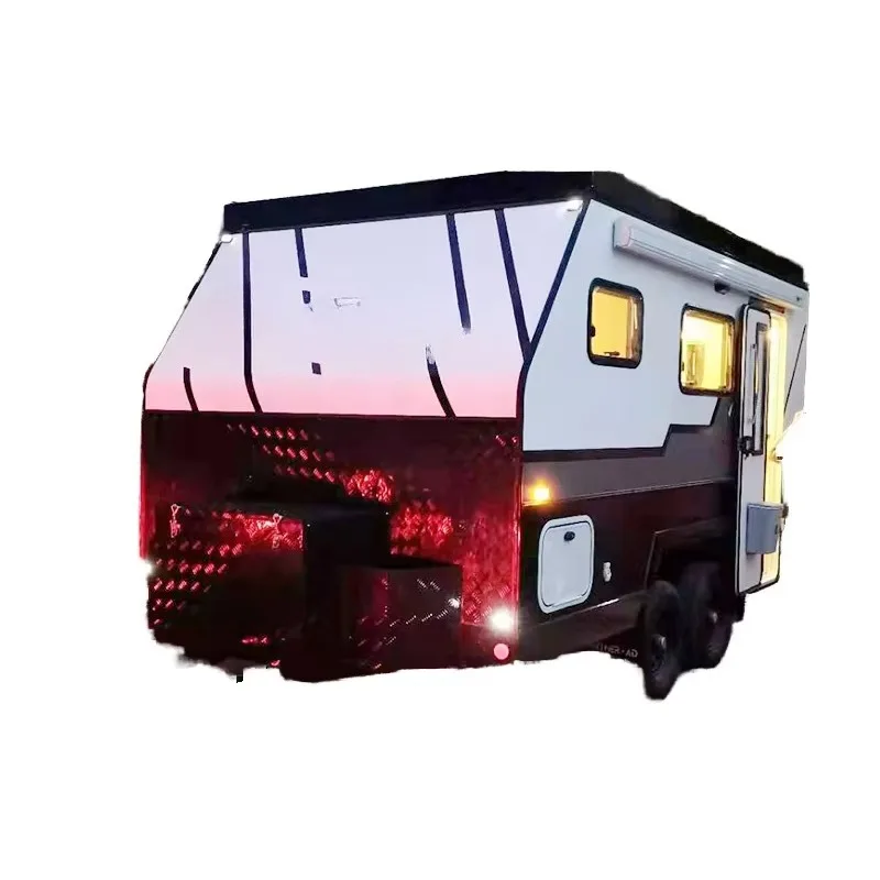 Customized Electric RV Pop Up Slide On Camper Prefab Casa Trailer Good Manufacturers All Season Camping Hot Sale