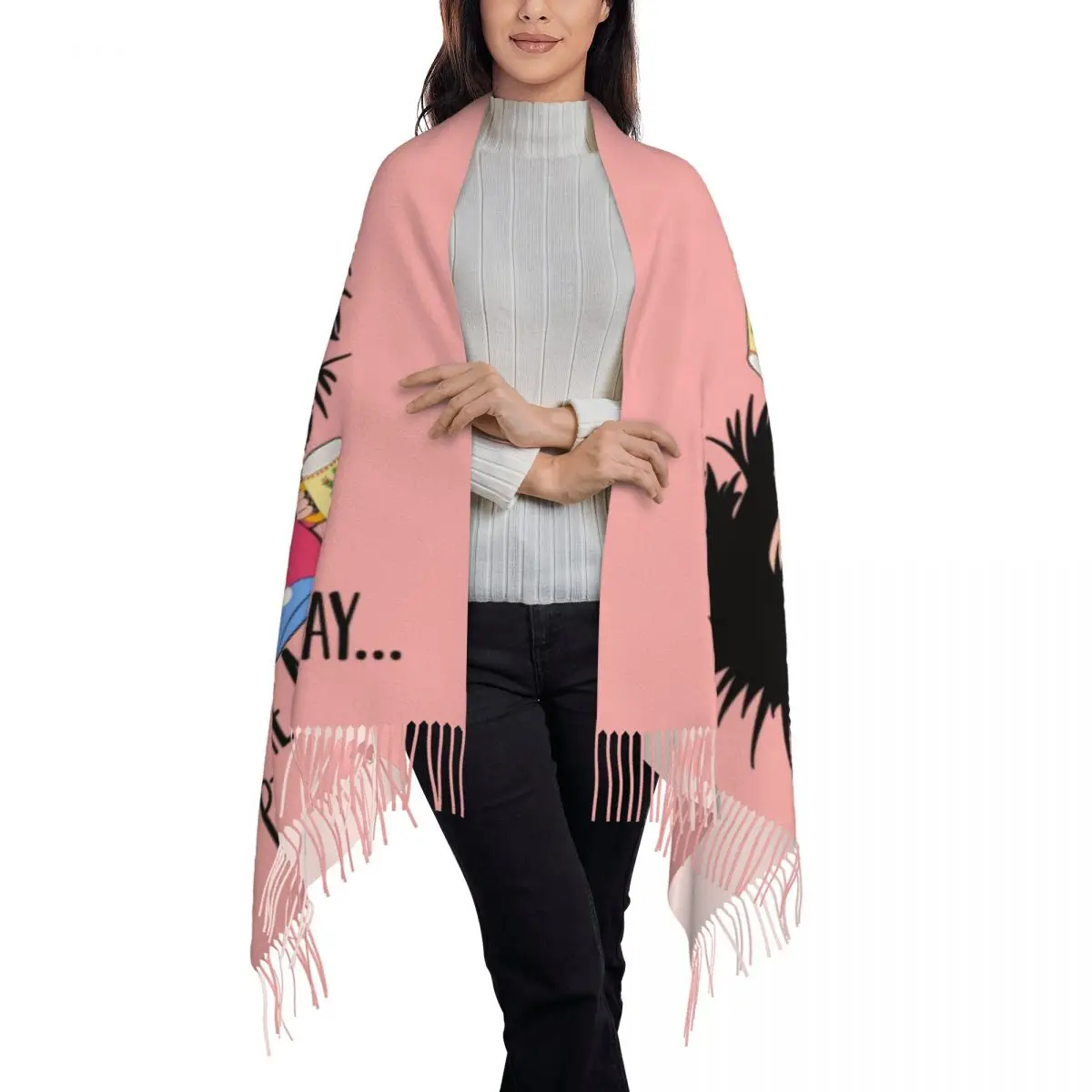 مخصص مطبوعة Pinche الاثنين مضحك مافالدا وشاح الرجال النساء الشتاء الدافئة الأوشحة كوينو الأرجنتين شالات كوميدية يلتف #3