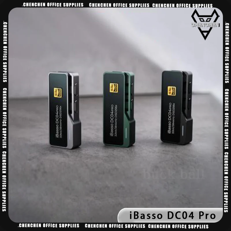 iBasso DC04 Pro Portable Decoder Hi-Res Audio Lossless HIFI Headphone Amplifier PCM384 DSD256 Dual CS43131 DAC Custom Decoder