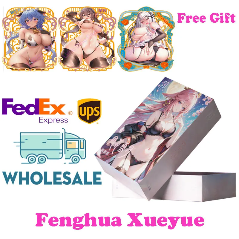 

Оптовая продажа, отличная цена, коллекционная карточка Fenghua Xueyue, коробка Waifu, подарок для хобби