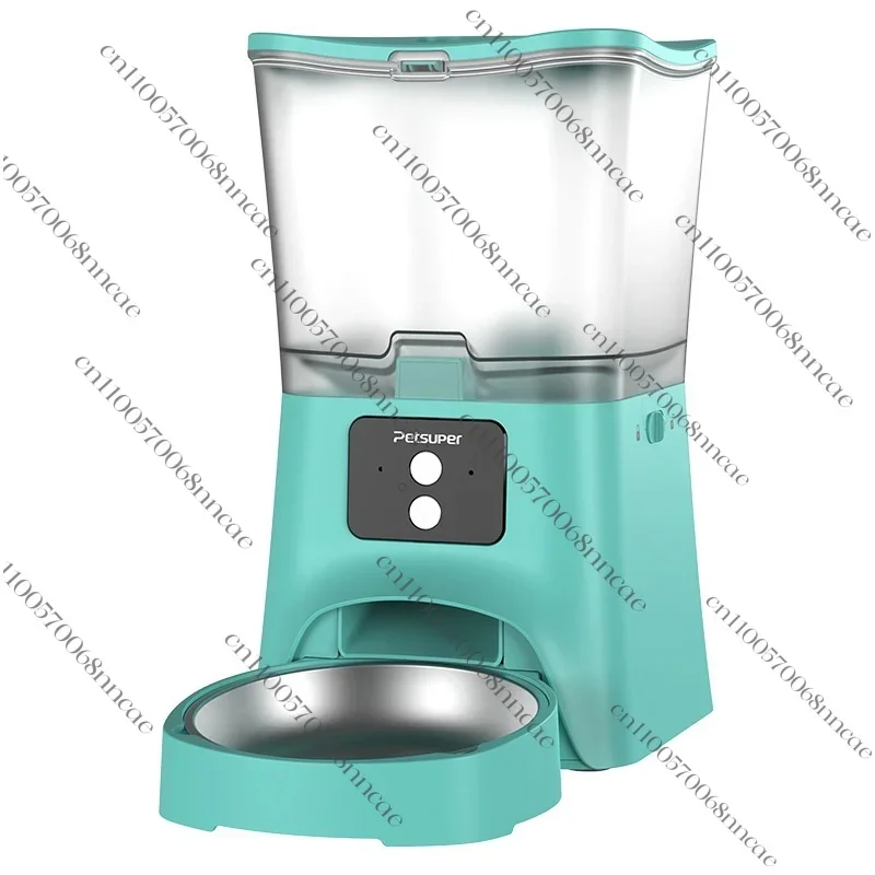 

Smart Automatic Food Dispenser for Cats and Dogs Moisture-Proof Anti-Jamming Eco-Friendly Solid Plastic Bowls Charge Powered
