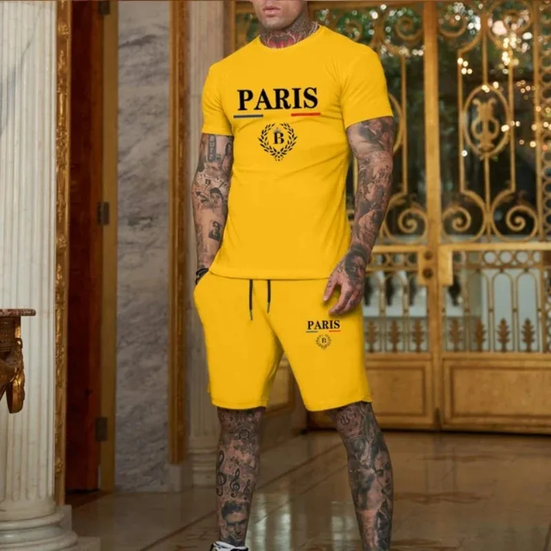 Men's Summer Sportswear 2-Piece Set - usage example