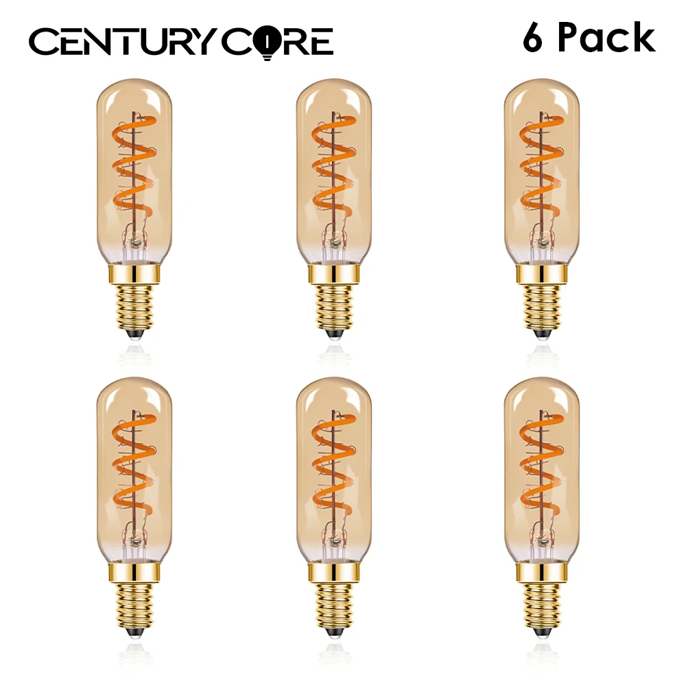 Tube Light Bulb Led E14 E12 Dimmable 3W 110V 220V Vintage Replaceable Warm White Chandelier Soft Filament Lamp Decoration Light