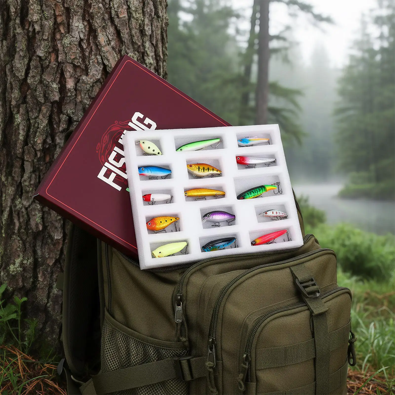 

Приманки для морской рыбалки, 15 шт., светоотражающие реалистичные аксессуары для рыбы, коробка для рыболовных снастей, комплект для Дня благодарения, праздника, дня рождения