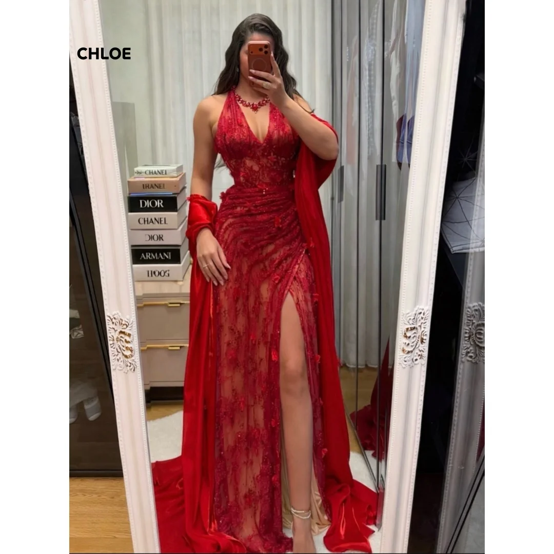 Meerjungfrau-Abendkleider für besondere Anlässe, rosarot, luxuriöse, elegante Partykleider für Hochzeiten, ärmellos, maßgeschneidert für den Abschlussball