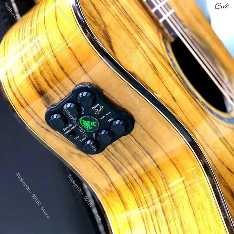 DSP Vibration Guitar Pickup Tone Tuning Control for Folk Classical Acoustic Guitar