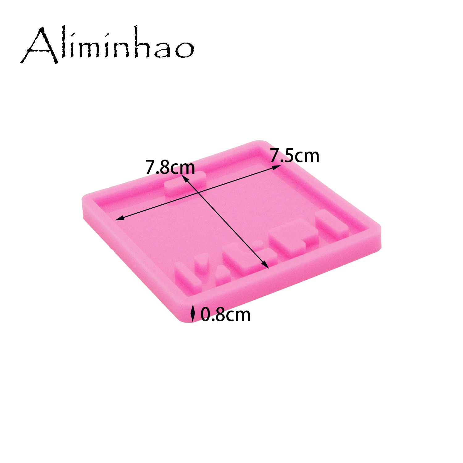 DY1155 Resin Mold for CMA, LPN, LVN, RN, NURSE, XRAY Badge Backing, Shiny Silicone Mold Resin Craft