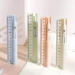 3 in 1 Compass Geometry Set with Ruler Pencil Kawaii Multifunctional Drawing Compass Math Geometry Tool Office School Supply