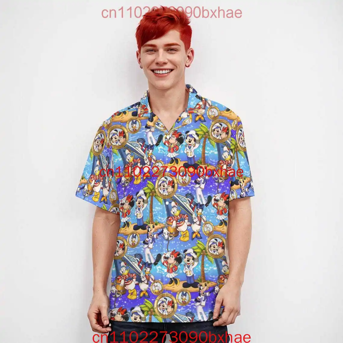 

Mickey Magical Memories Fantasia Hawaiian Shirt Disney Mouse Tropical Hawaii Shirt Cartoon Short Sleeve Button Shirt