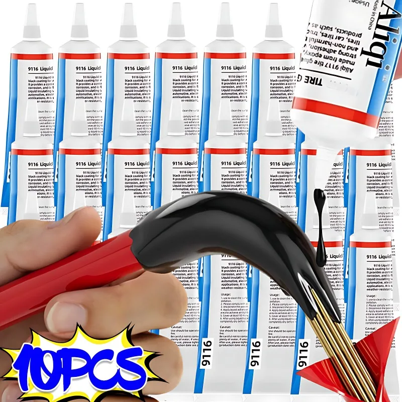 Pegamento Aislante Líquido, Cinta Aislante, Pegamento de Reparación para Cables Eléctricos, Sellador Impermeable, Pasta de Alta Temperatura