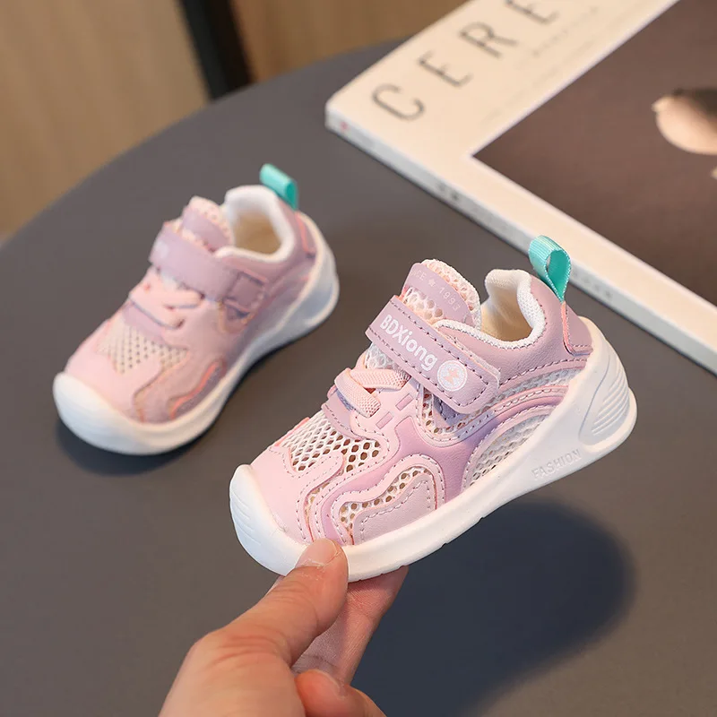 Baby Toddler Casual 2024 Summer Sandal Girl Walkers Kids Soft Sneakers Infant Little Children 0-3 Years Old Boys Sport Shoes