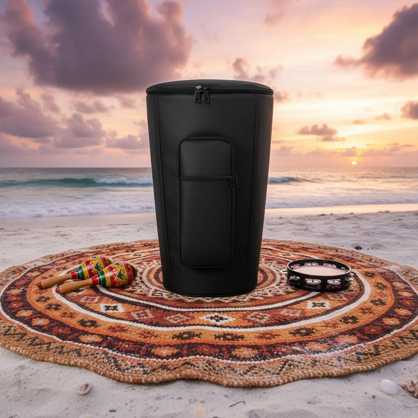 Drum Hardware Bag African Drum Carry Case Spacious Djembe Accessories Waterproof Protective Backpack for Music