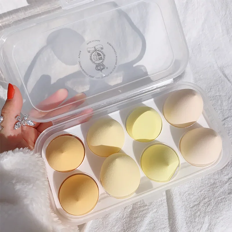 Makeup Sponges Blender Sponges Set Latex Free Makeup Blenders for Foundation Concealer Liquid Cream and Powder (8Pcs)