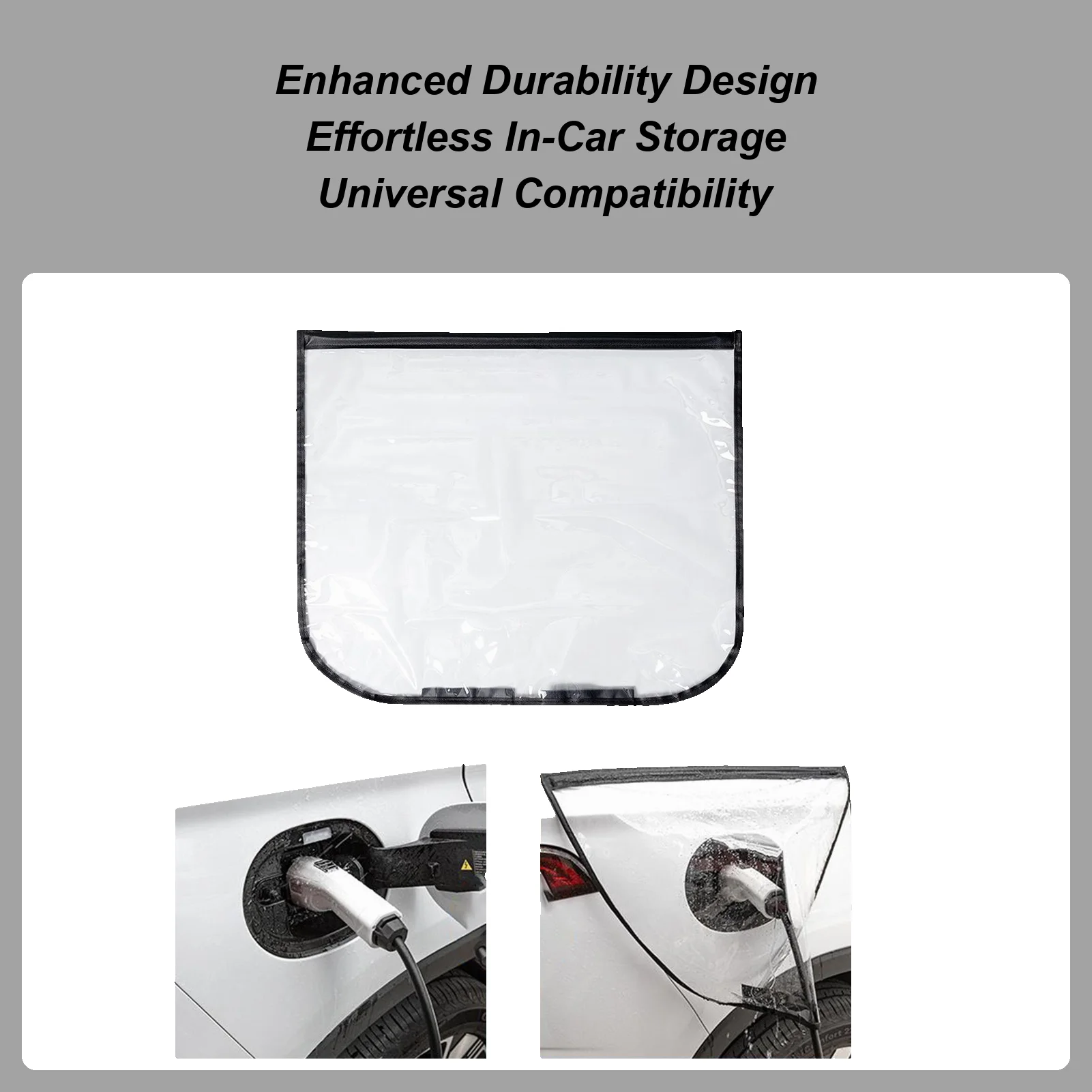 

EV Charger Port Cover Waterproof All-Weather Snowproof Rainproof Waterproof Dustproof Electric Car Snow Rain Charger Port Cover