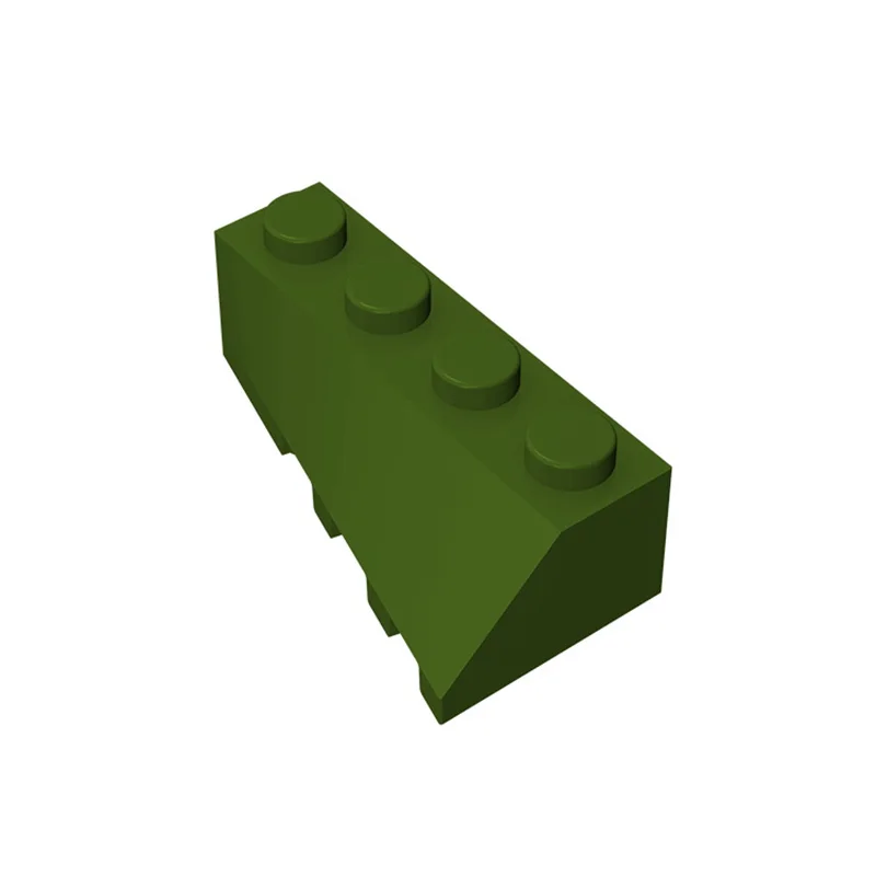 Gobricks 43721 10PCS Bricks Wedge Parts Sloped 45° 4x2 Left Compatible DIY Building Blocks Model Educational Toys Gift Adult