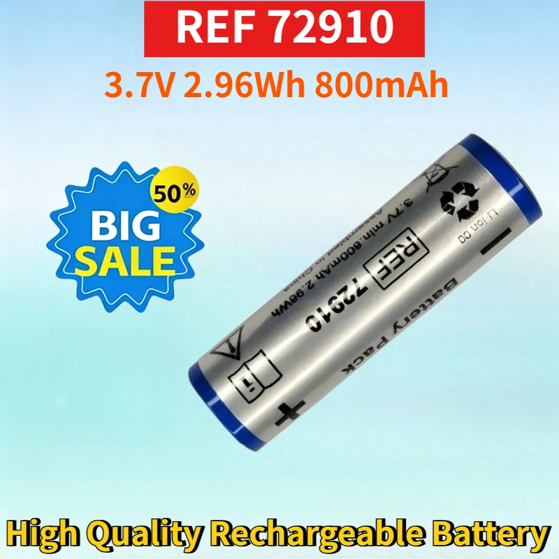 

Newest REF 72910 3.7V 2.96Wh 800mAh Lithium-ion Rechargeable Battery Pack for High Quality High Capacity Replacement Battery